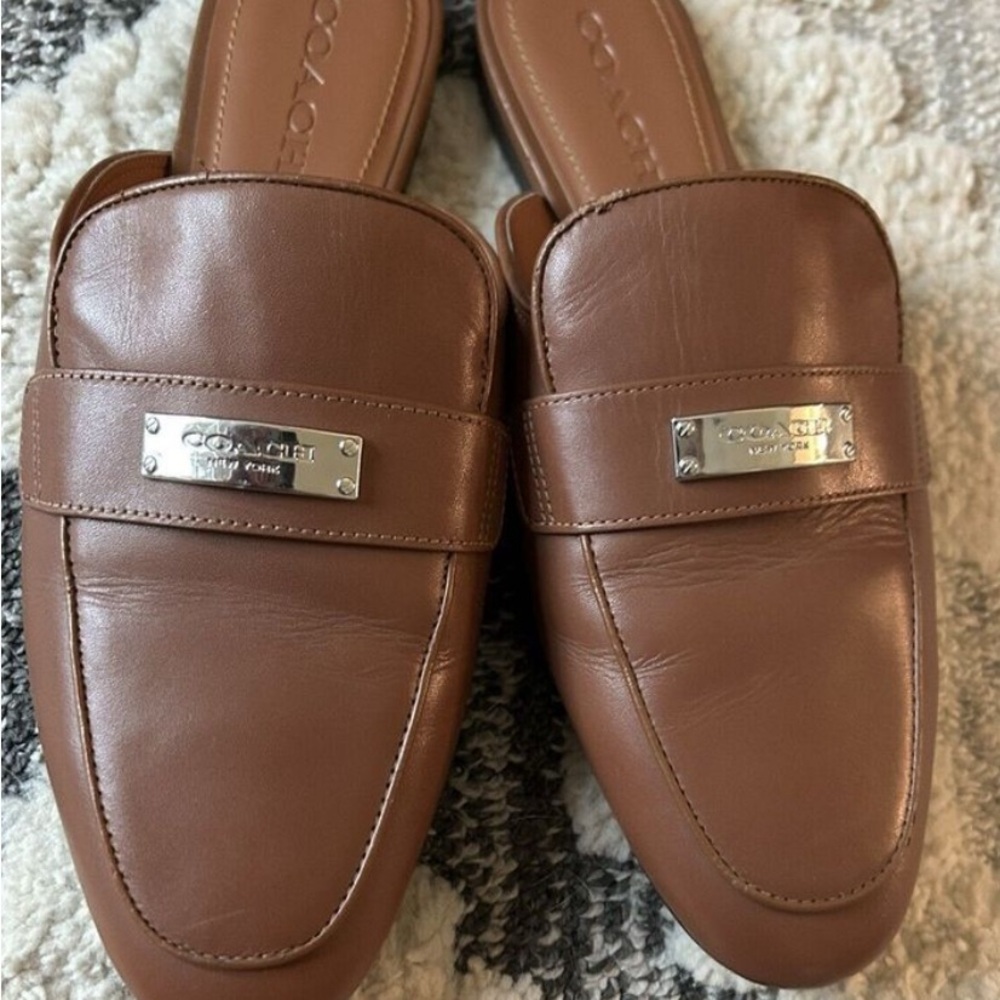Coach shea Brown Leather Loafers